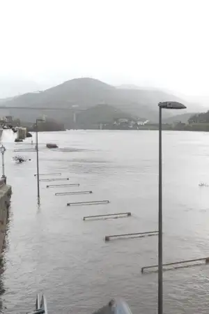 Rio Douro inundou o cais do Peso da Régua